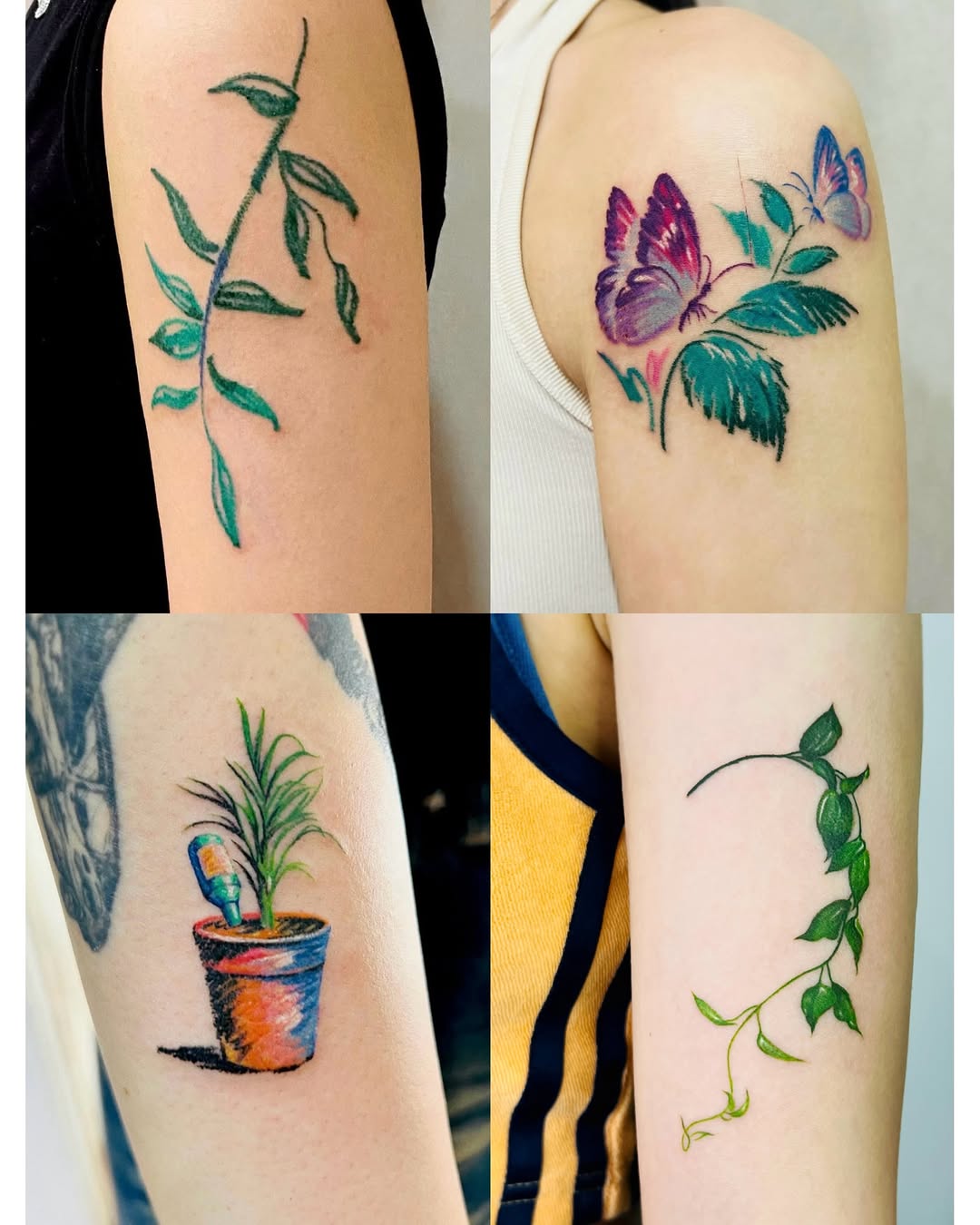 Tattoo by @purinntattoo — fine_line, watercolor