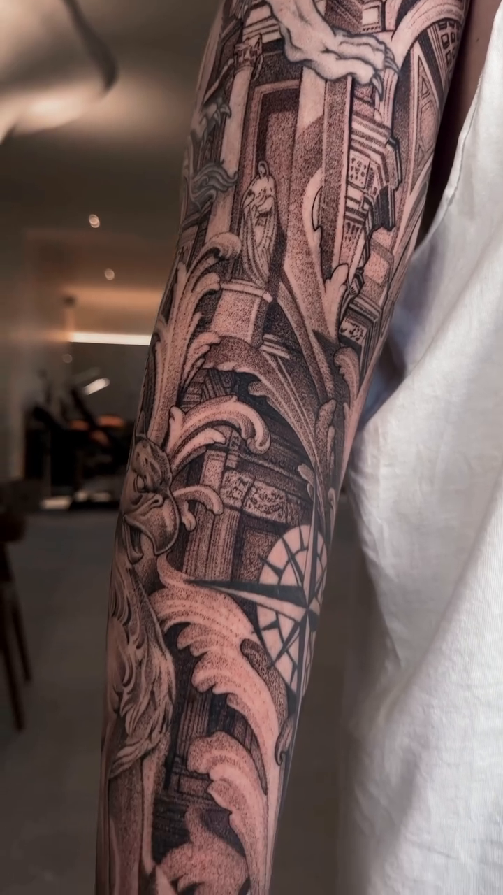 Tattoo by @cot_tattoo — black_and_grey, realism