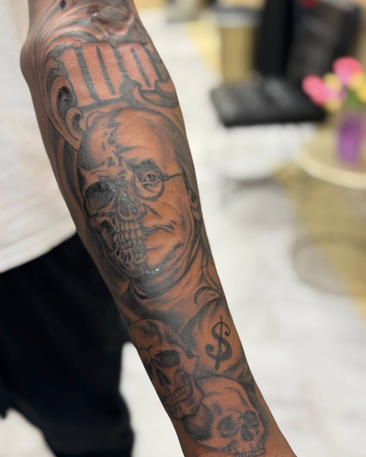 Tattoo by @iamsheinks — realism, black_and_grey