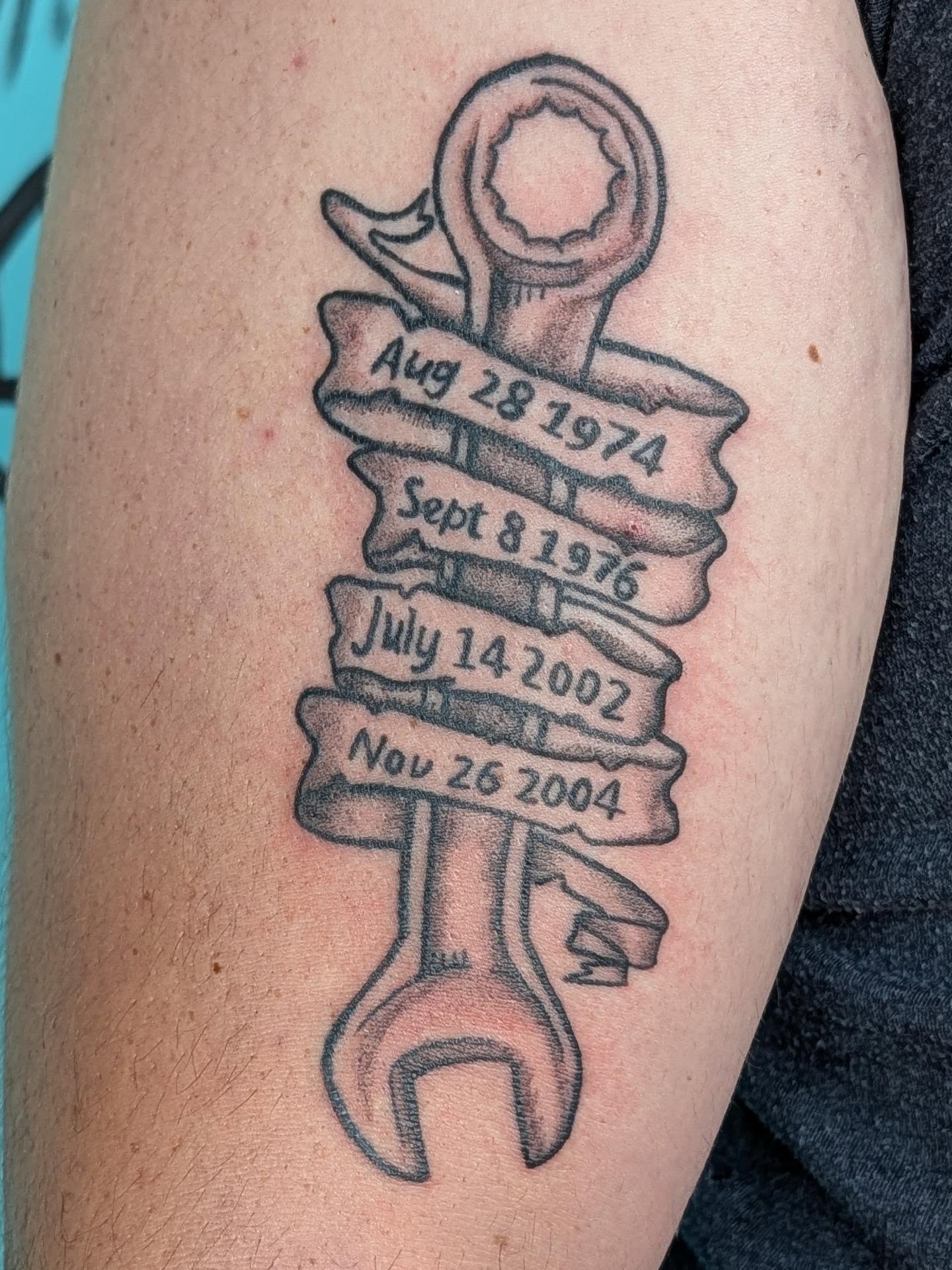 Tattoo by @_punkroctopus — black_and_grey