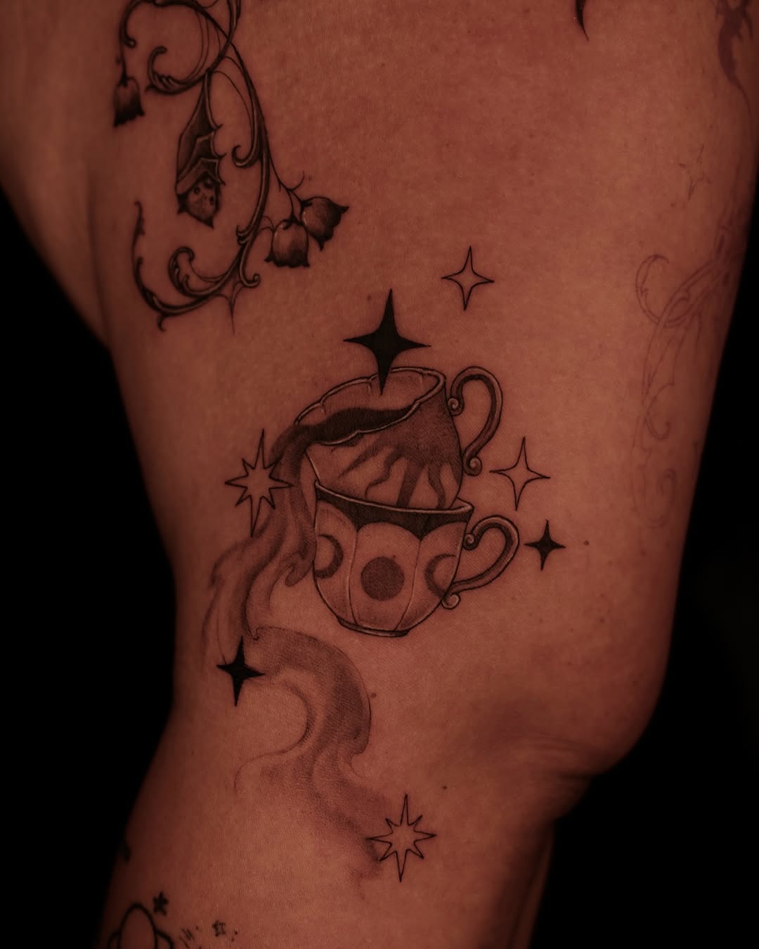 Tattoo by @sabrinawu_tattoo โ fine_line, black_and_grey