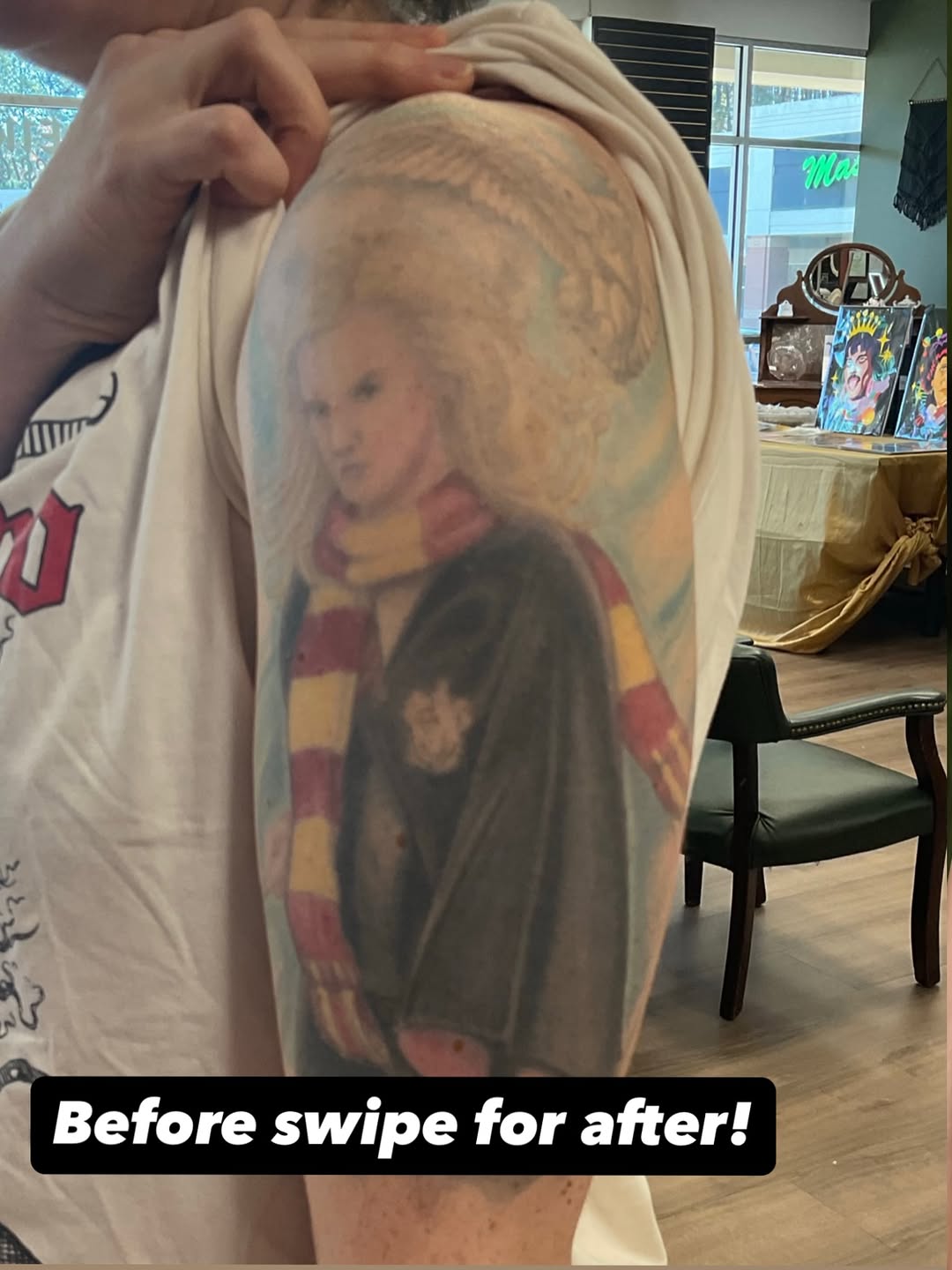 Tattoo by @saltyflamingotattoo — realism, color