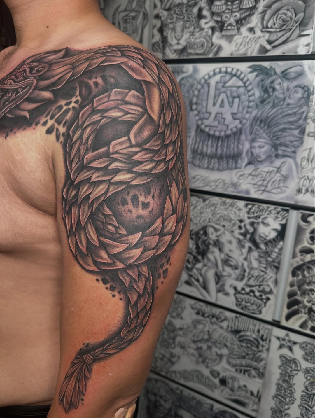 Tattoo by @inkbyhailey — black_and_grey, realism