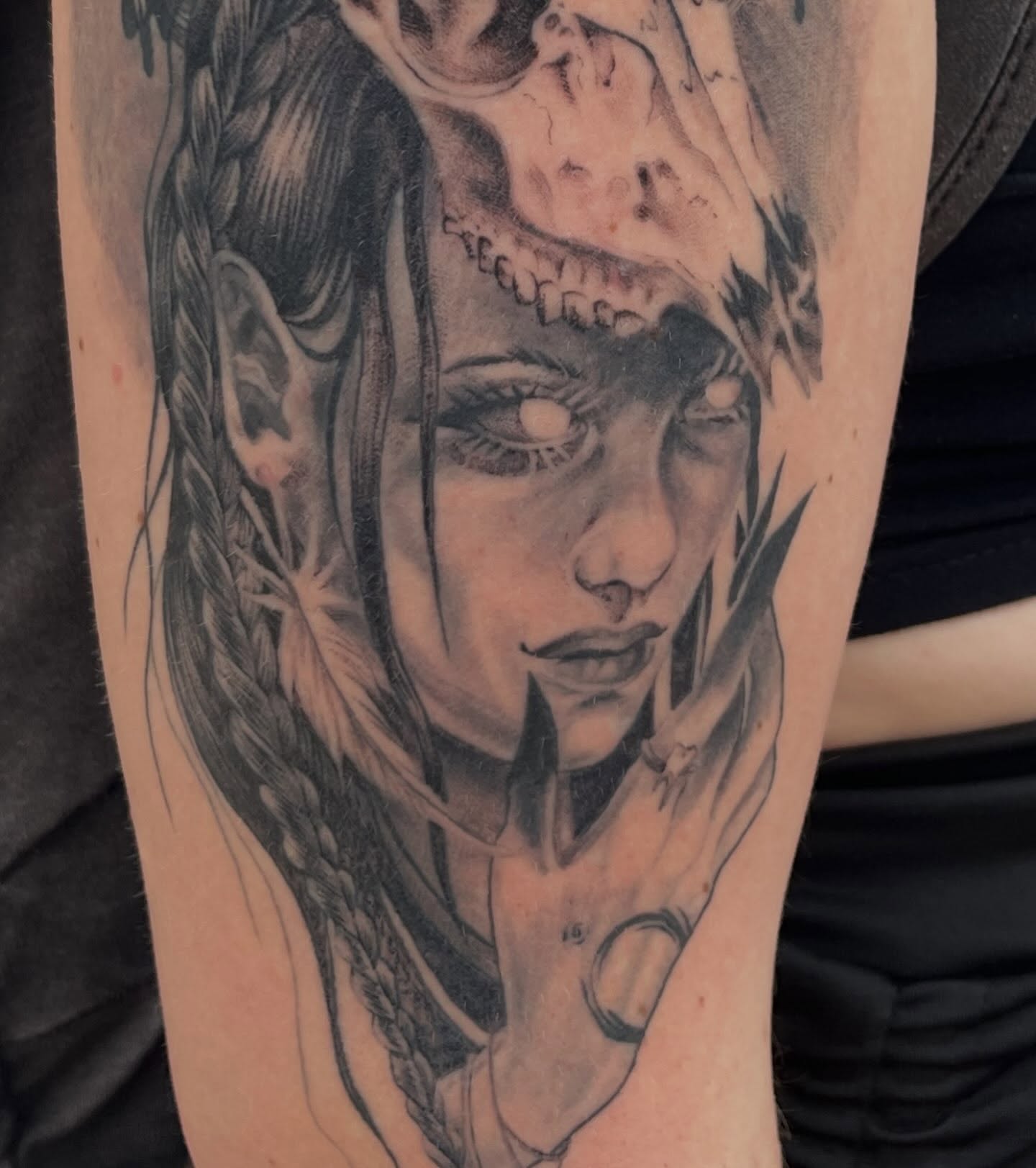 Tattoo by @triple888tattoos — black_and_grey, realism
