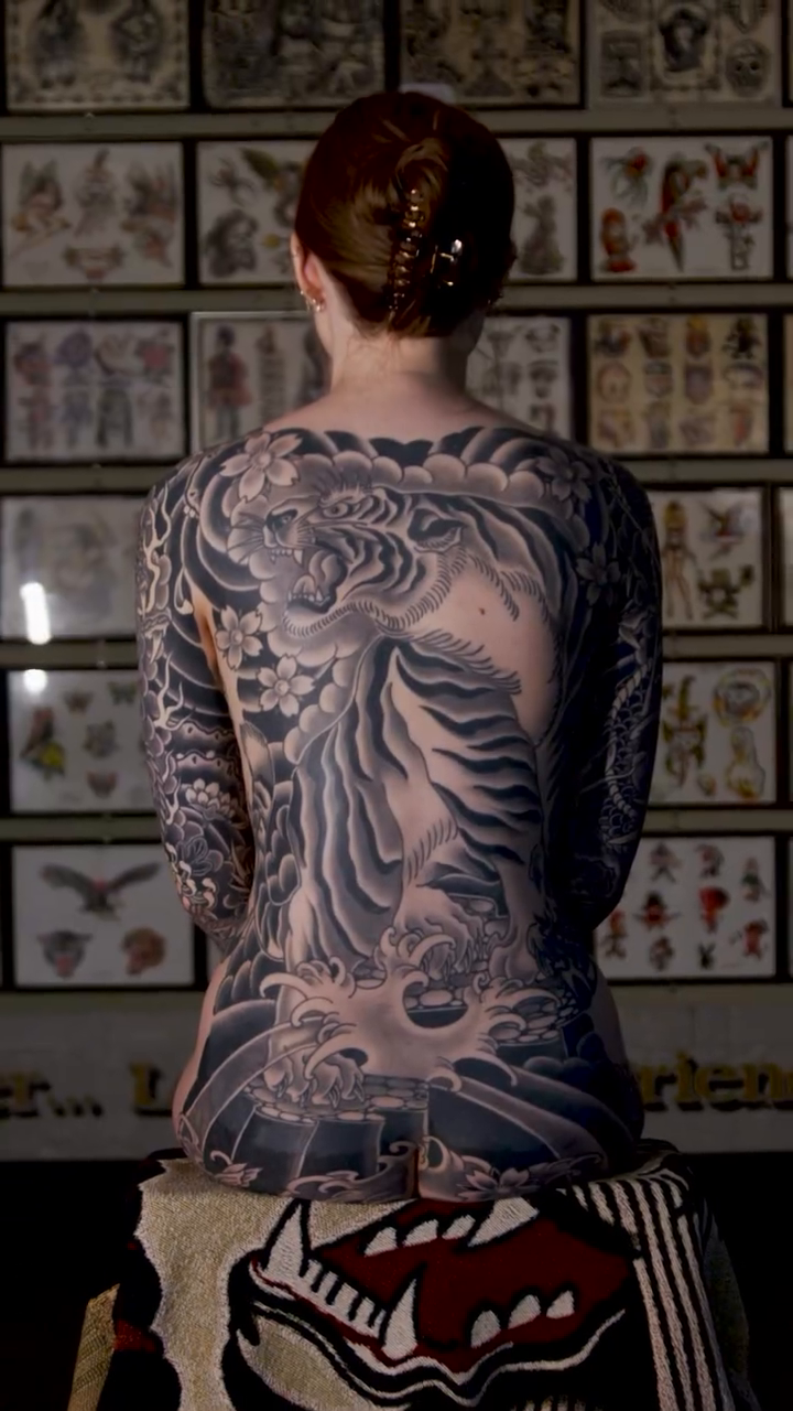 Tattoo by @tim_howell_pst — japanese_irezumi, blackwork