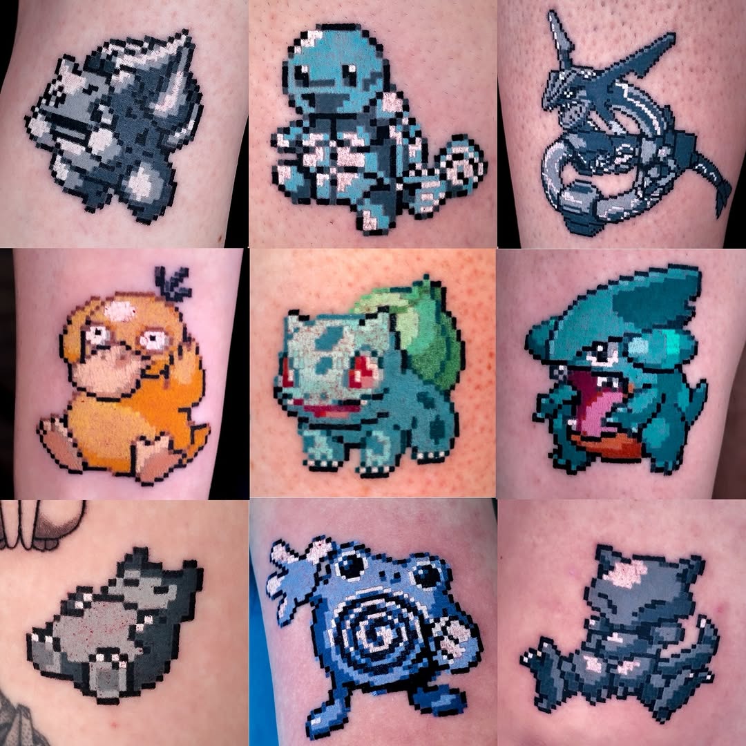Tattoo by @mrpixel.tattooer — anime