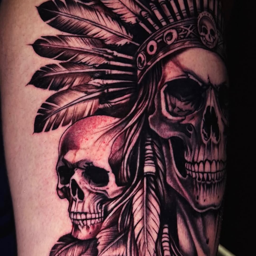 Tattoo by @tatts.x.hustler — realism, black_and_grey