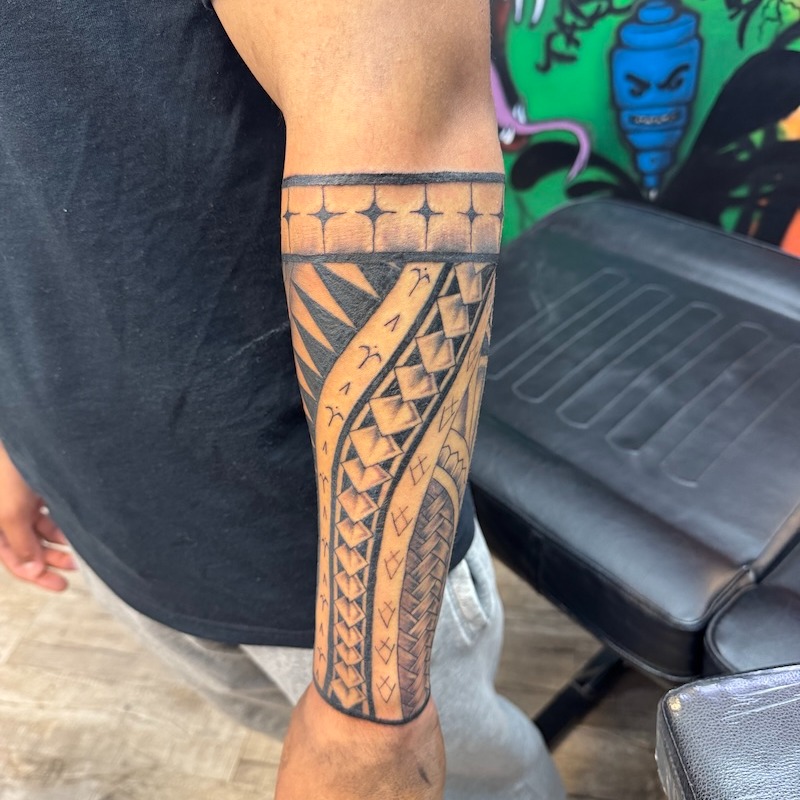 Tattoo by @theinklabartgallery — tribal, geometric