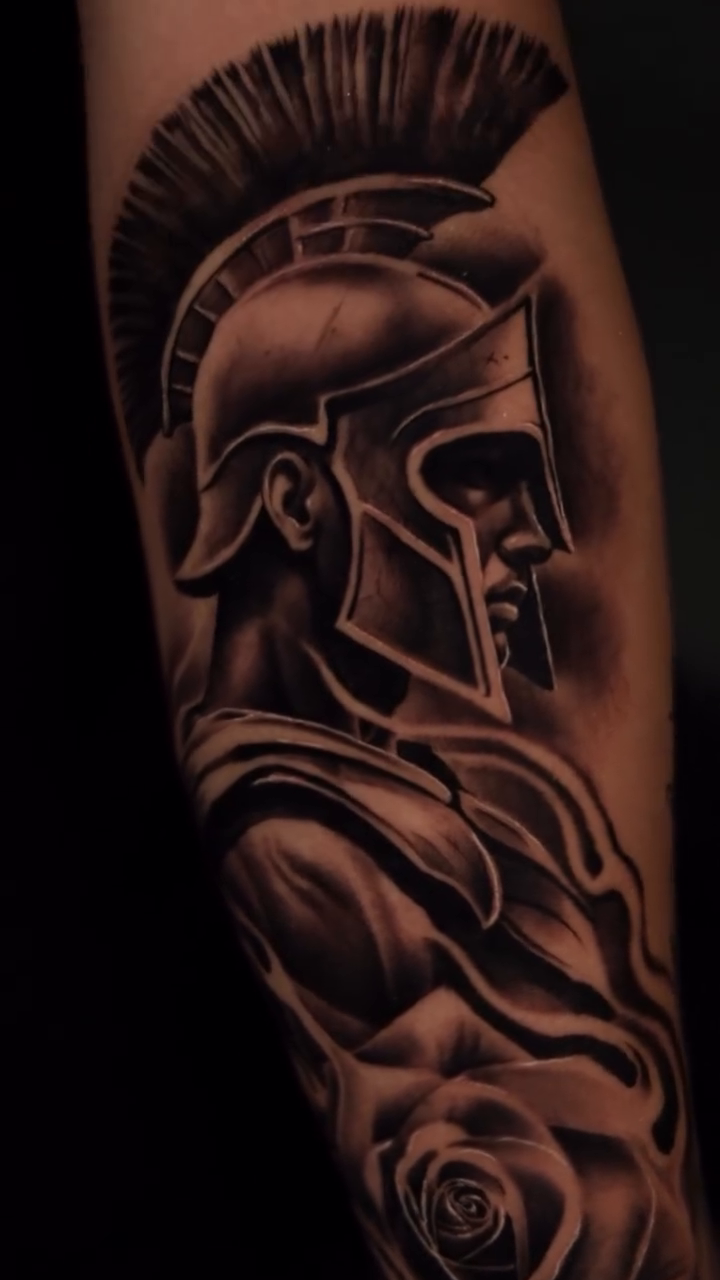 Tattoo by @tatts_by_ant — realism, black_and_grey