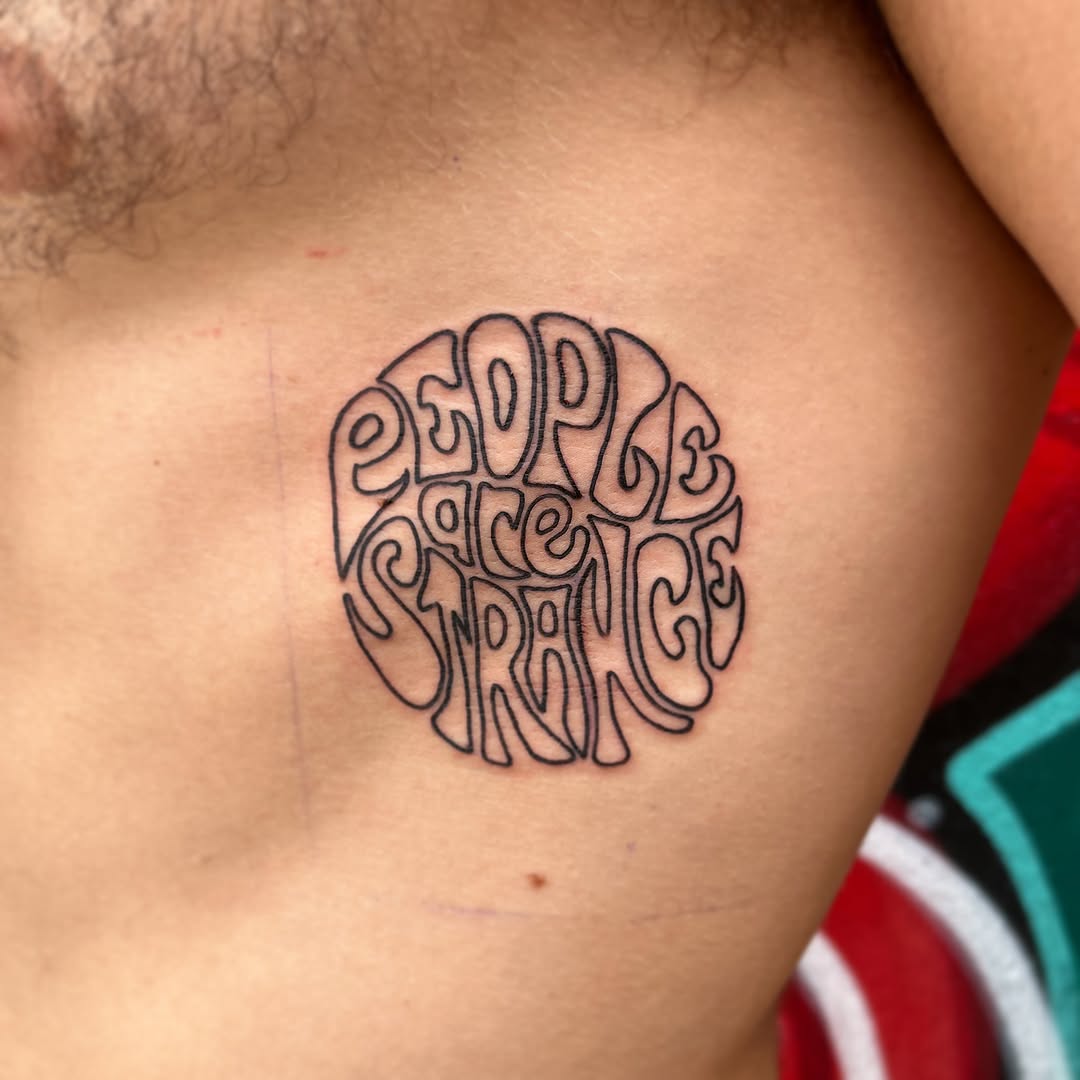 Tattoo by @ellestattoos — lettering_script