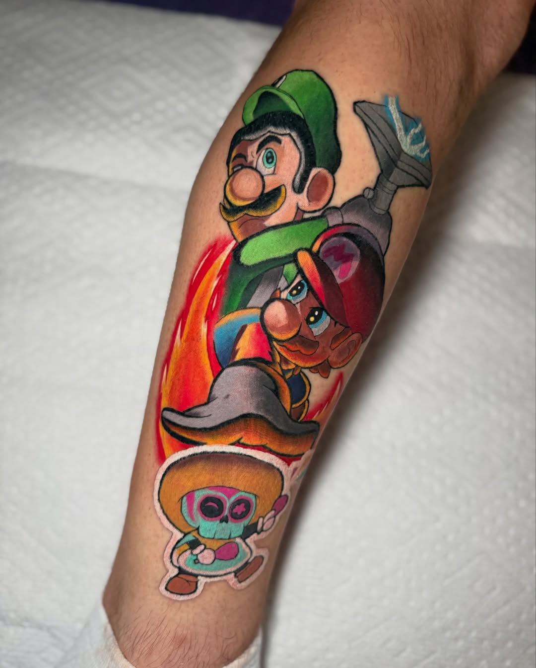 Tattoo by @benmckeetattoo — new_school, anime