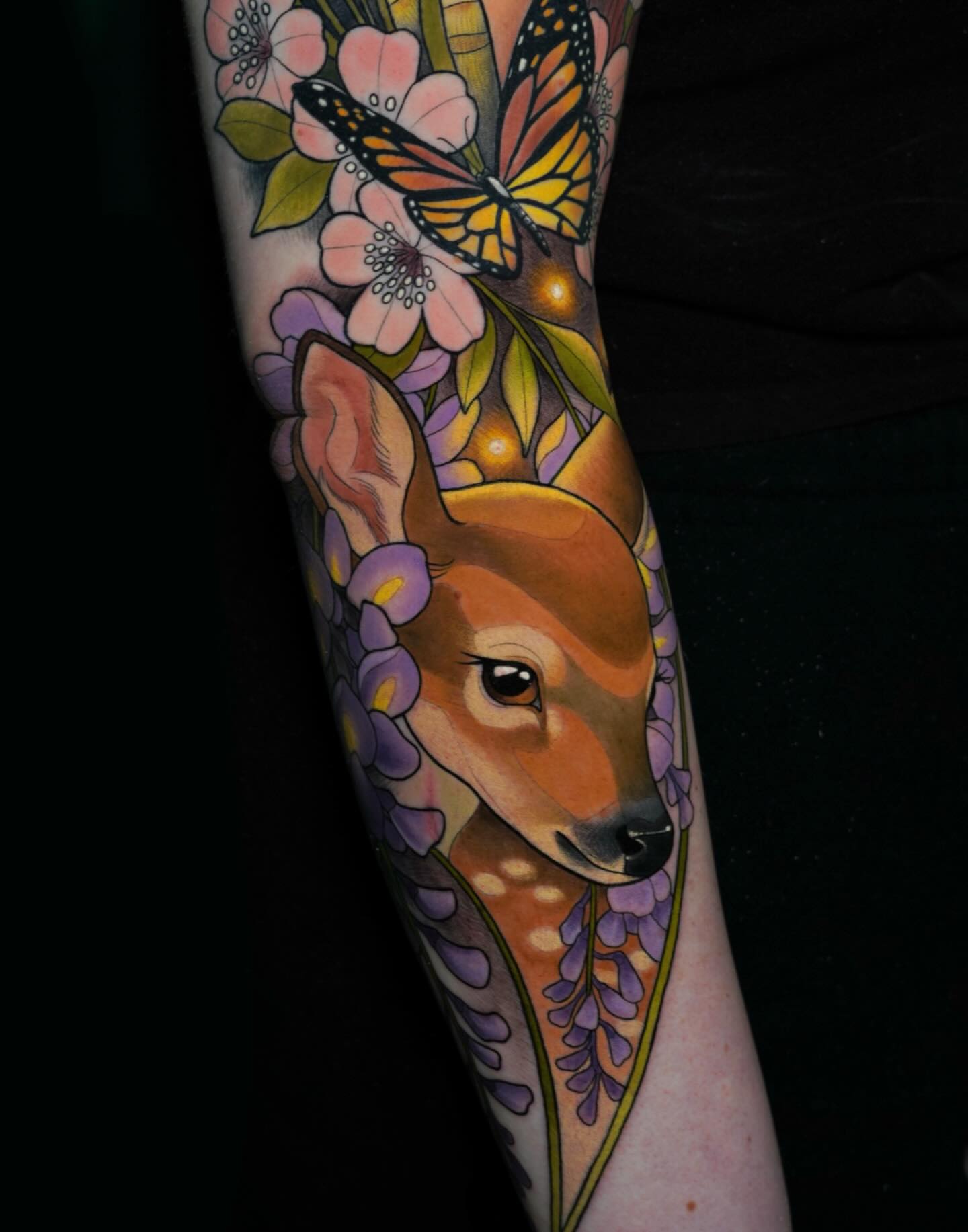 Tattoo by @sketchbrooke_ — realism, watercolor