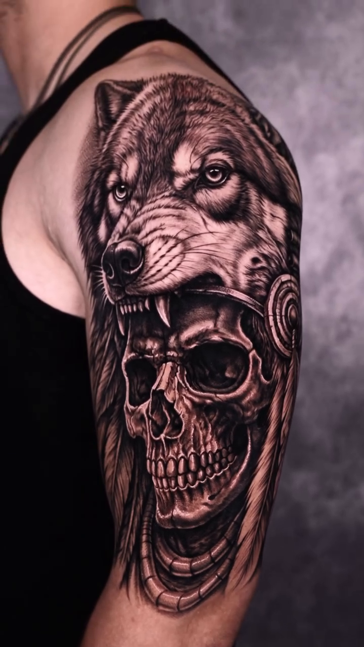 Tattoo by @brayan_ink_tattoo — realism, dark_realism