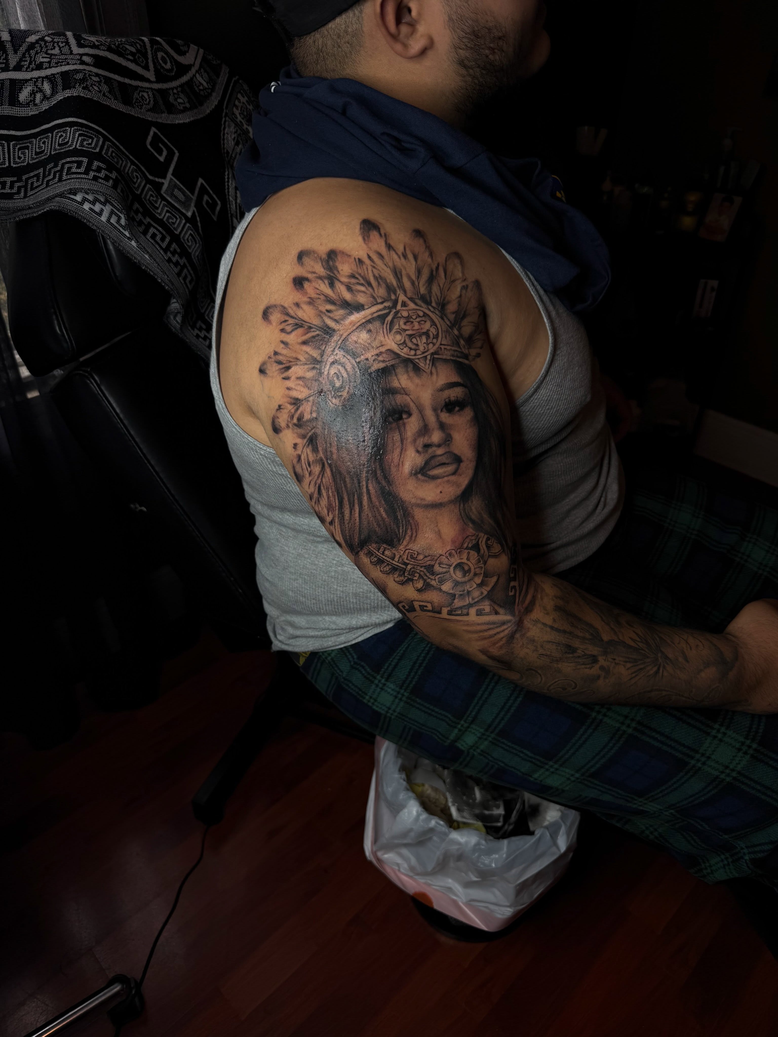 Tattoo by @goofyinks — black_and_grey
