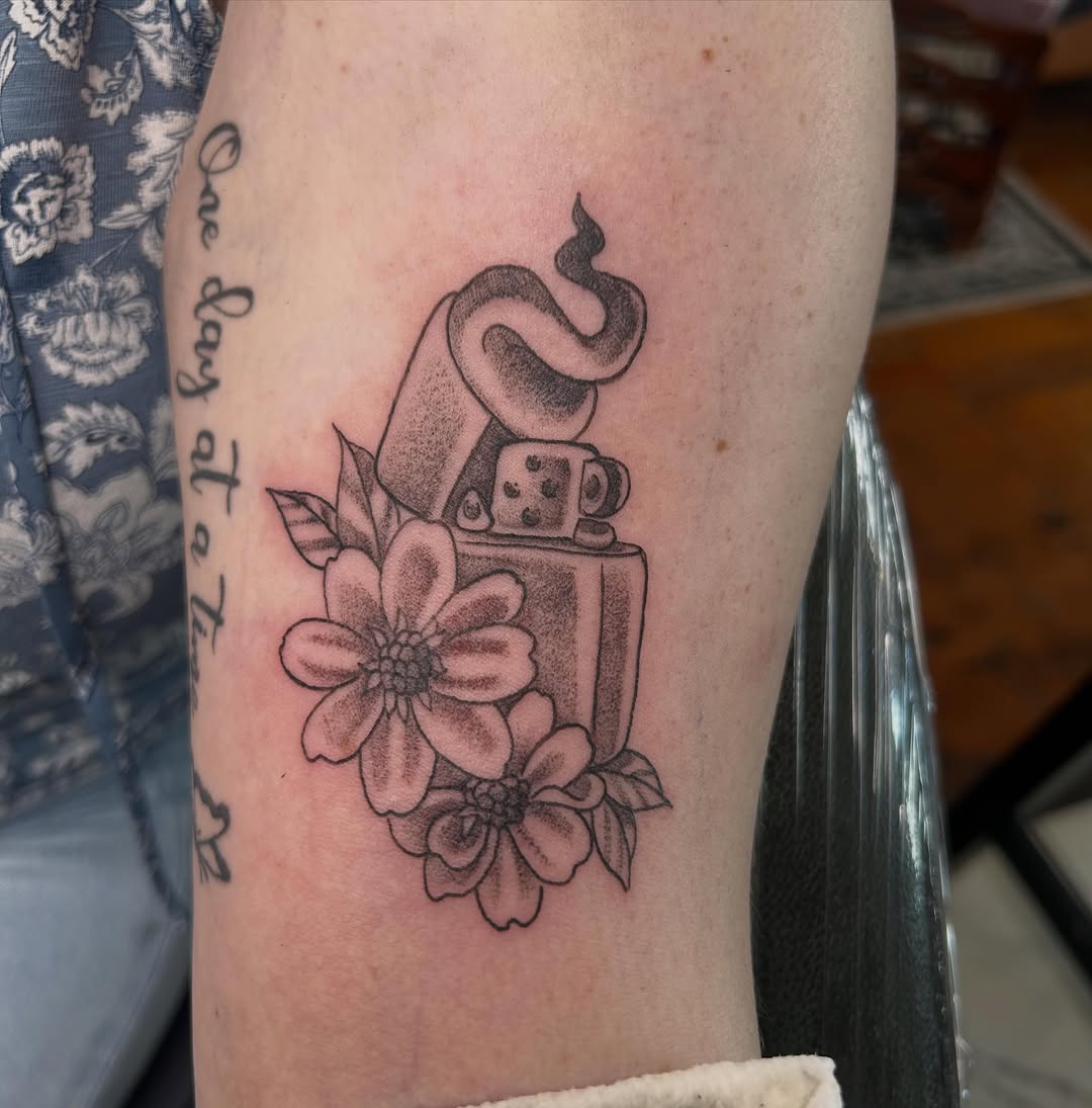 Tattoo by @artbyreilley — black_and_grey, realism
