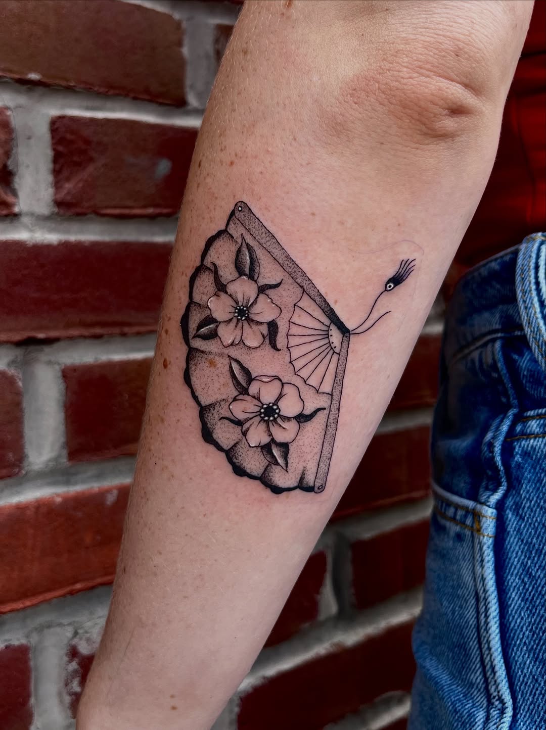 Tattoo by @goatnap — black_and_grey, fine_line