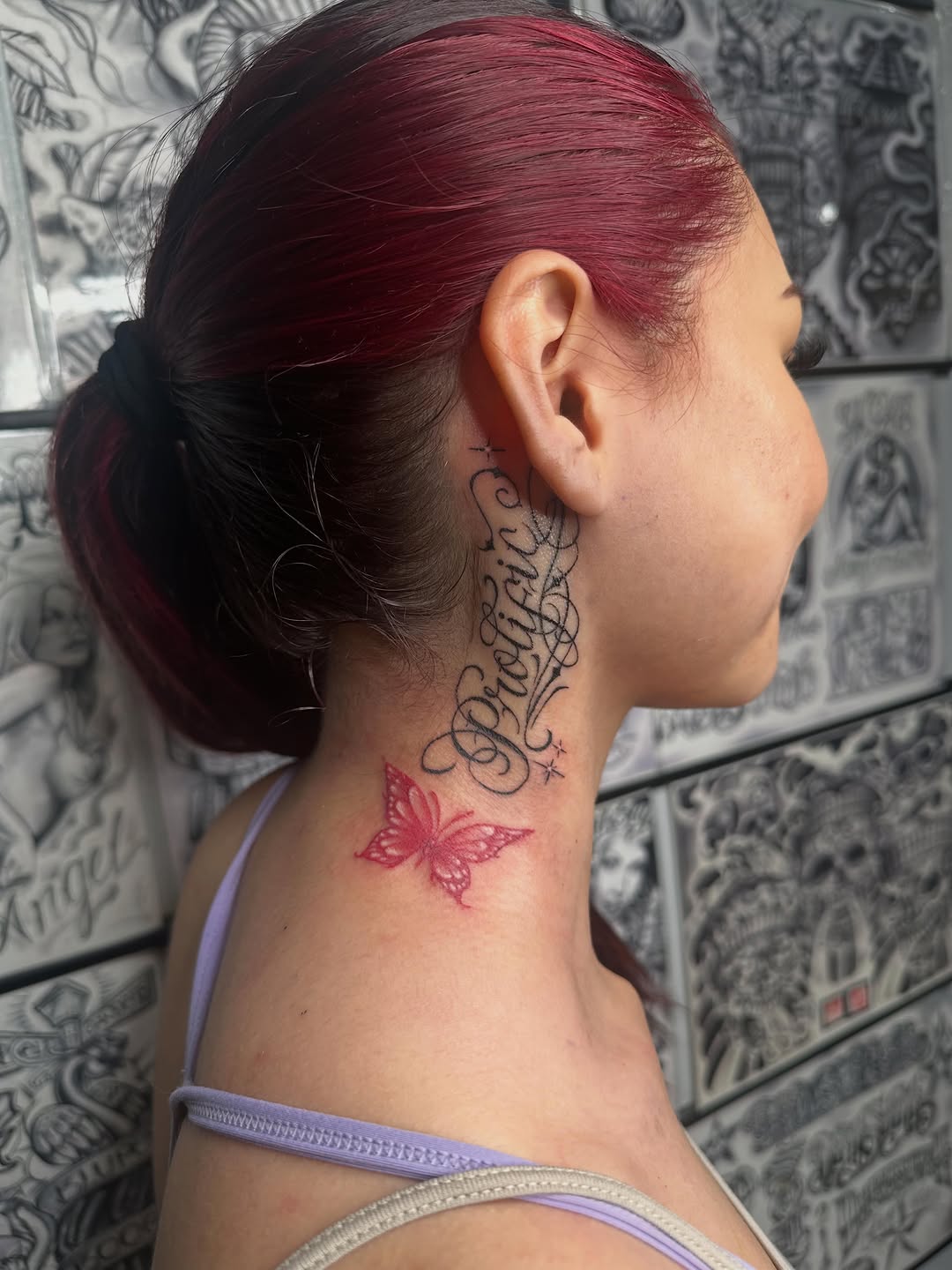 Tattoo by @inkbyhailey — lettering_script, fine_line