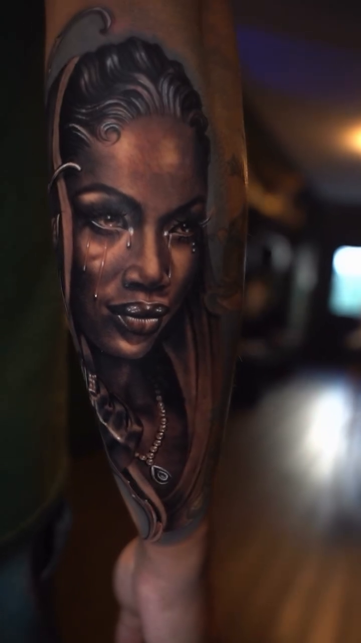 Tattoo by @creast4422 — realism, black_and_grey