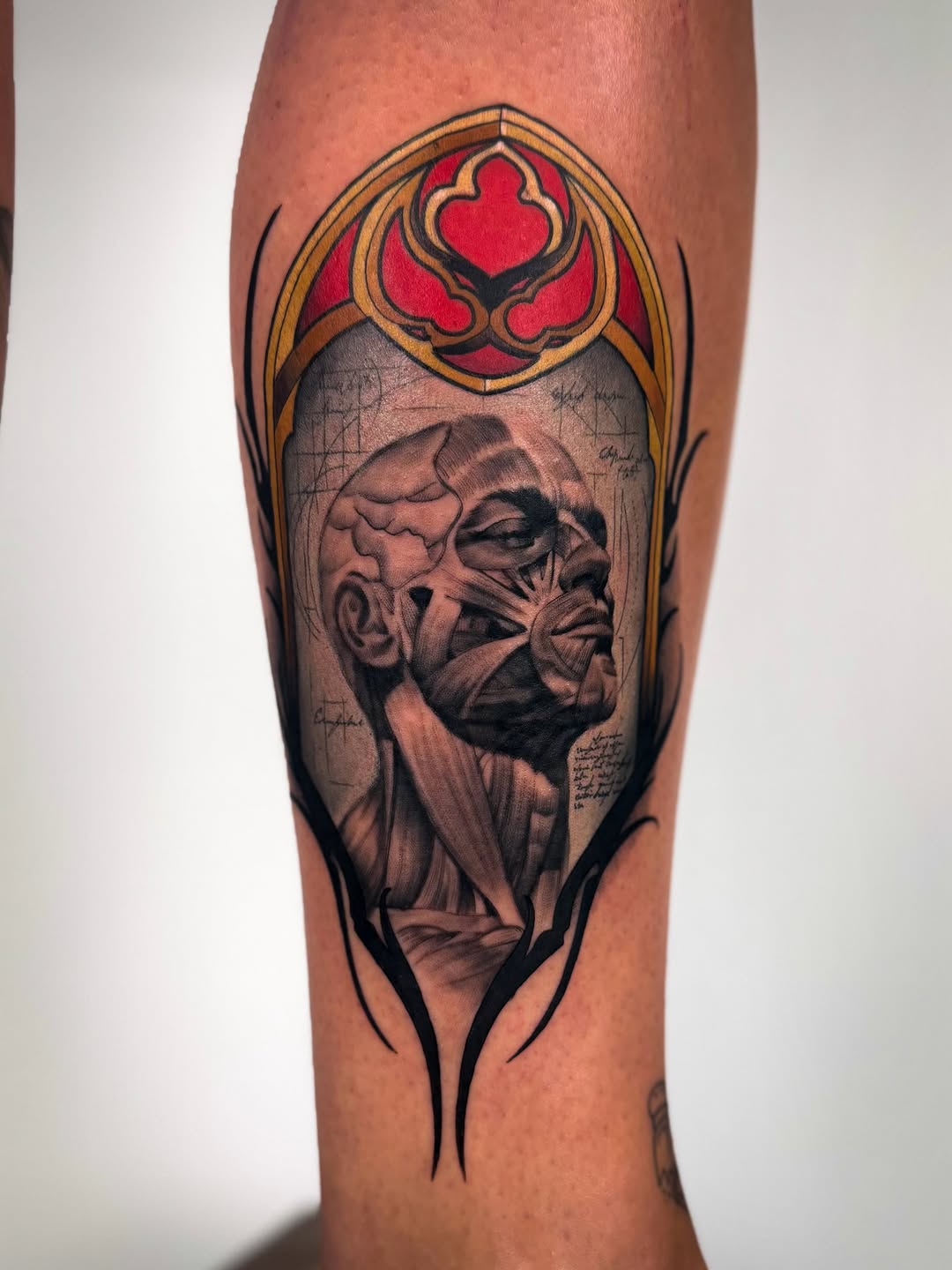 Tattoo by @babcocktattoo — realism, black_and_grey