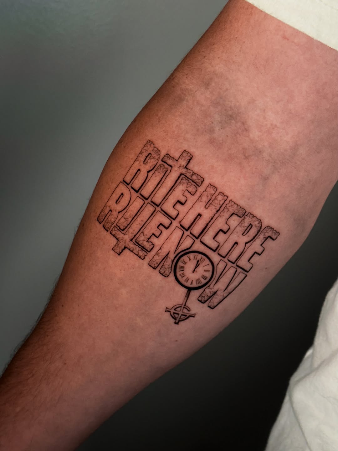 Tattoo by @inkedanthem โ lettering_script