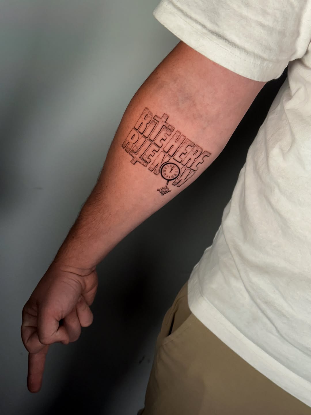Tattoo by @inkedanthem โ lettering_script
