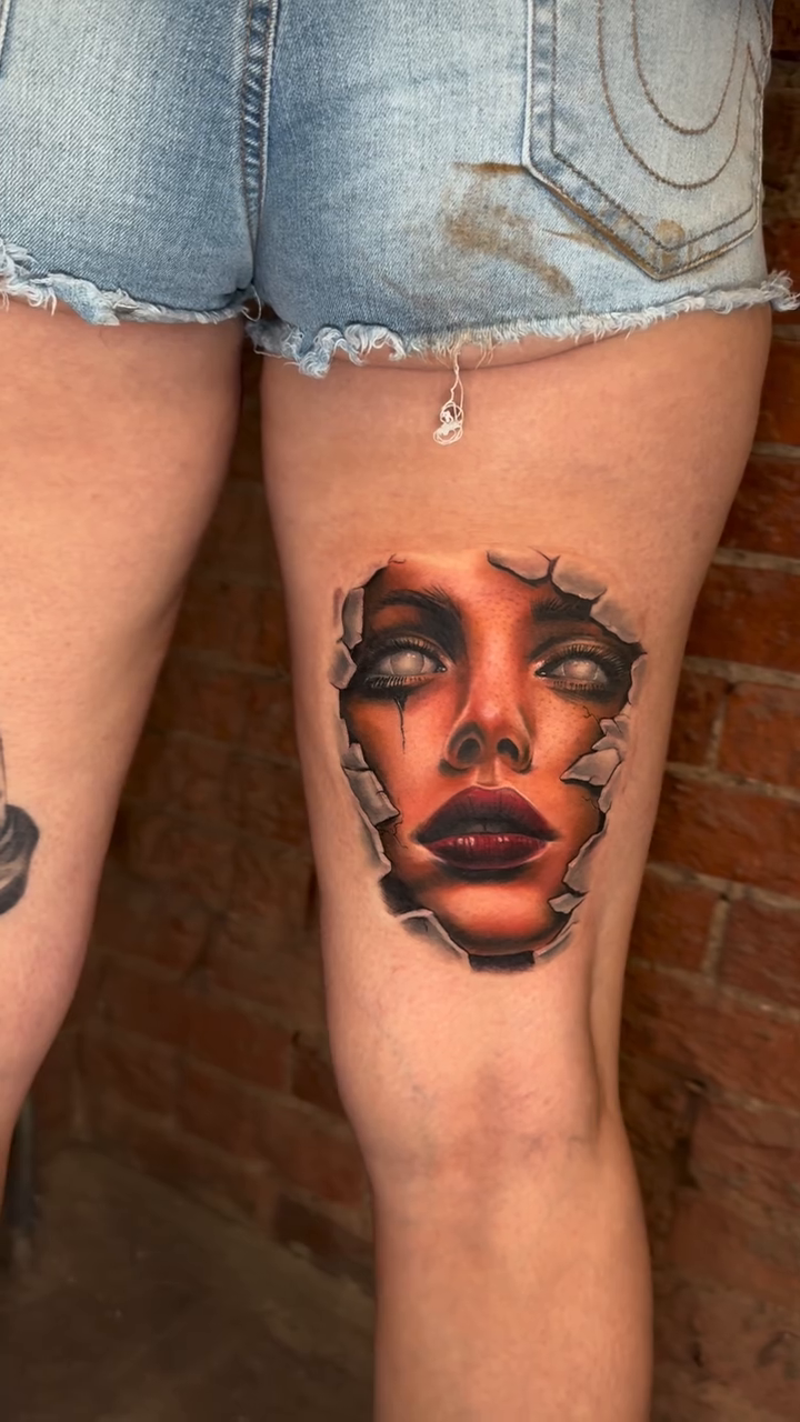 Tattoo by @dustinkaiser_tattoos — realism, dark_realism