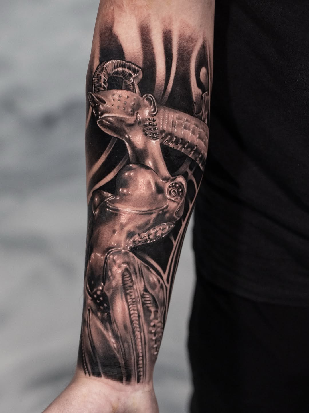 Tattoo by @andretattoostx β realism, black_and_grey
