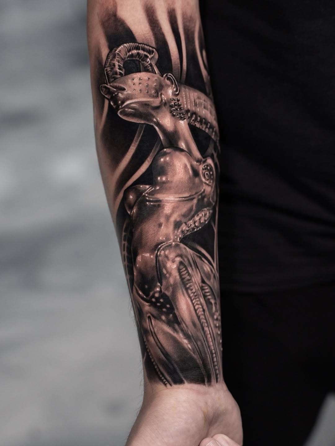 Tattoo by @andretattoostx β realism, black_and_grey