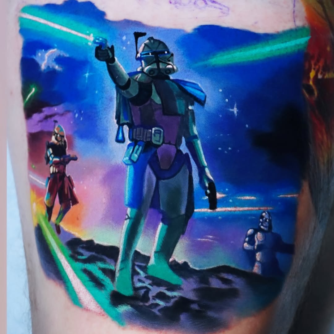 Tattoo by @stylebendingtattoos — realism, anime