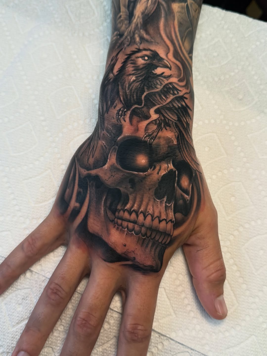 Tattoo by @tattedbyhood — realism, black_and_grey