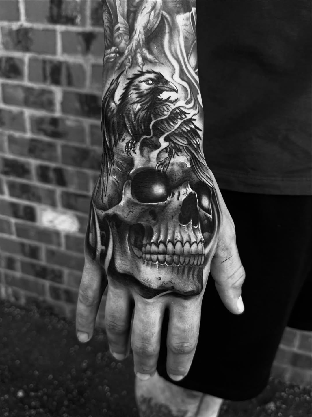 Tattoo by @tattedbyhood — black_and_grey, realism