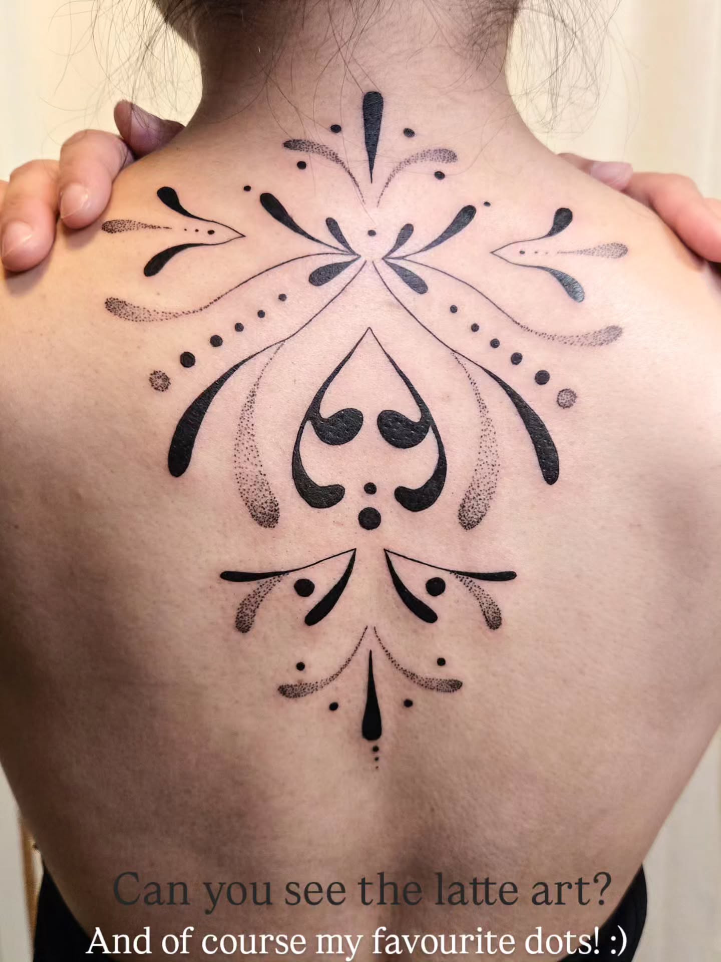 Tattoo by @meditating_ink — dotwork