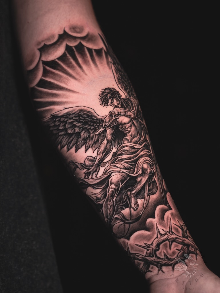 Tattoo by @benzo_ink — realism, black_and_grey
