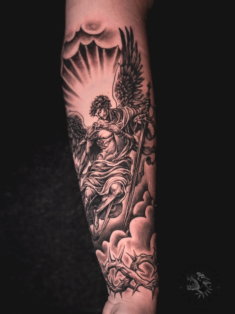 Tattoo by @benzo_ink — realism, black_and_grey