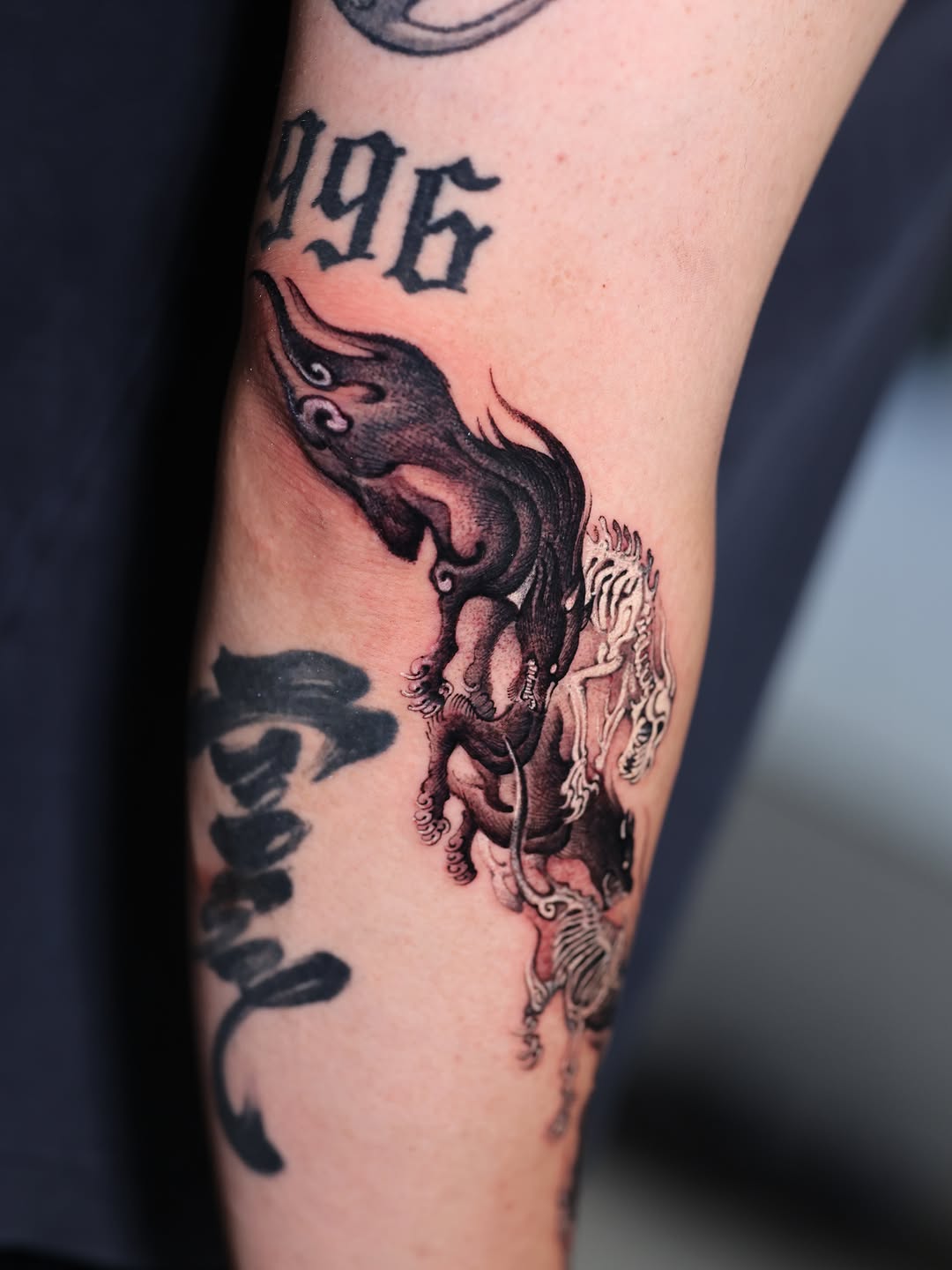 Tattoo by @greedorbs — black_and_grey, realism