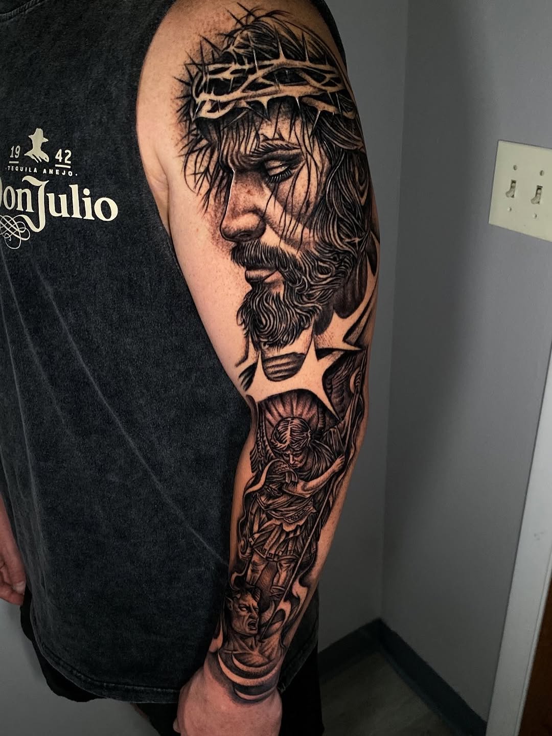 Tattoo by @stilmore_soulz — realism, black_and_grey