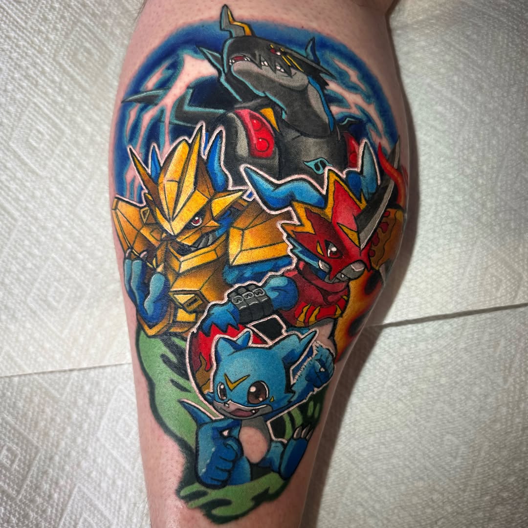 Tattoo by @dominiquedarko — anime