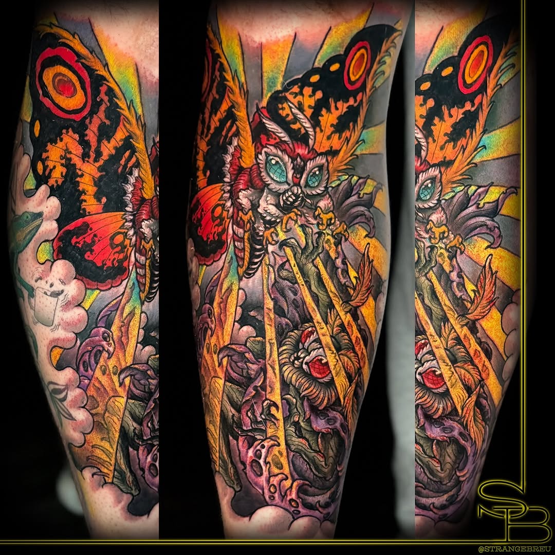 Tattoo by @strangebreu — neo_traditional, realism