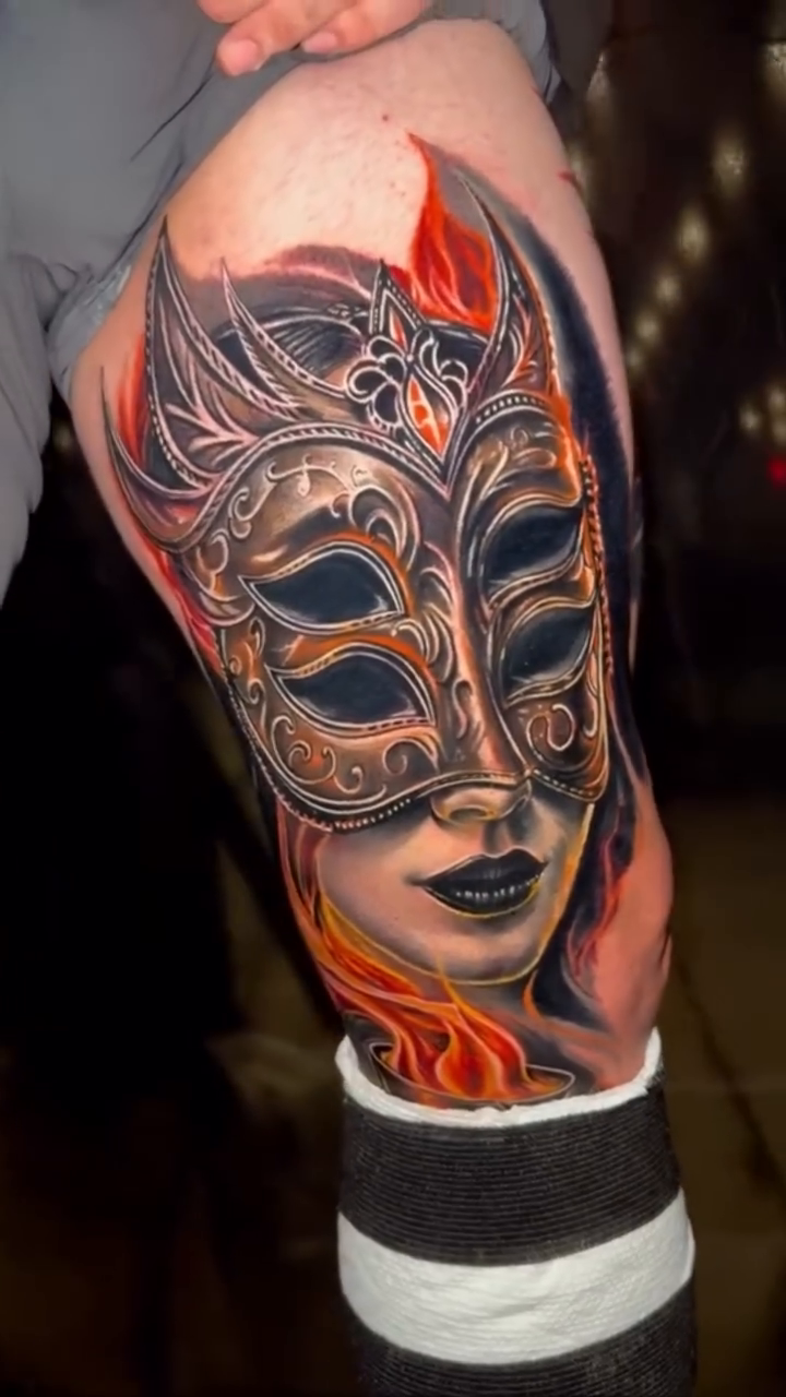 Tattoo by @gbarreratattoos — realism, dark_realism