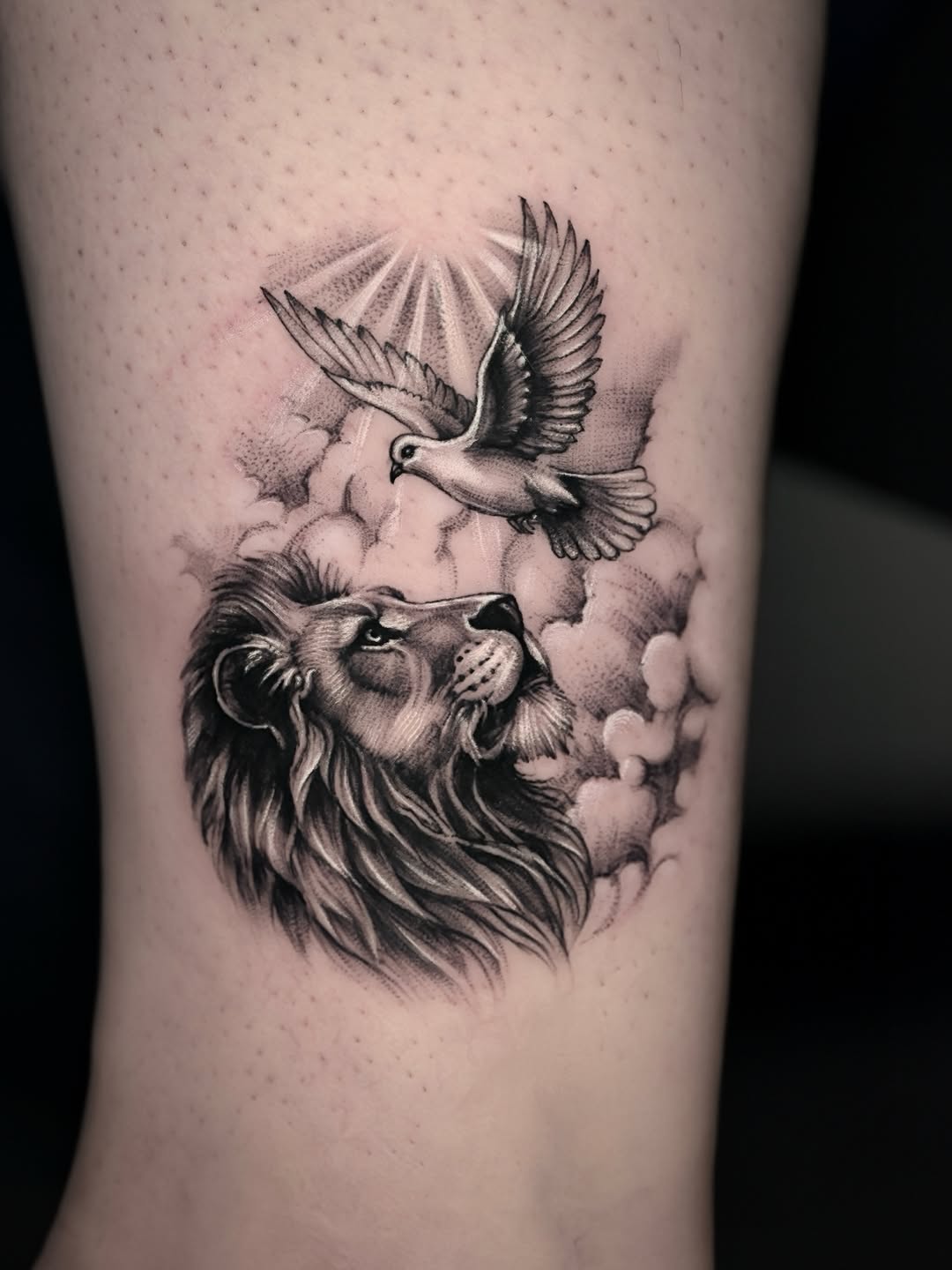 Tattoo by @calvintattoo — realism, black_and_grey