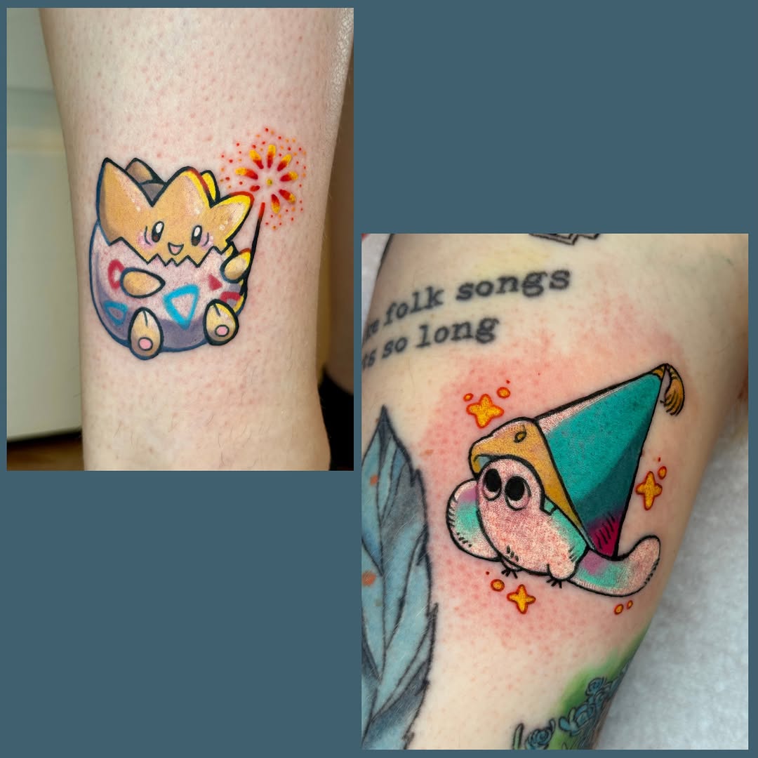 Tattoo by @folktaletattoo — dotwork, geometric