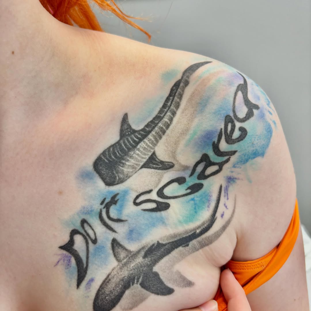 Tattoo by @justanothertattoo — watercolor