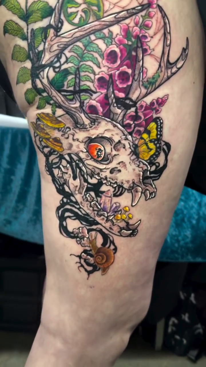 Tattoo by @marla_tattoo — japanese_irezumi, dark_realism
