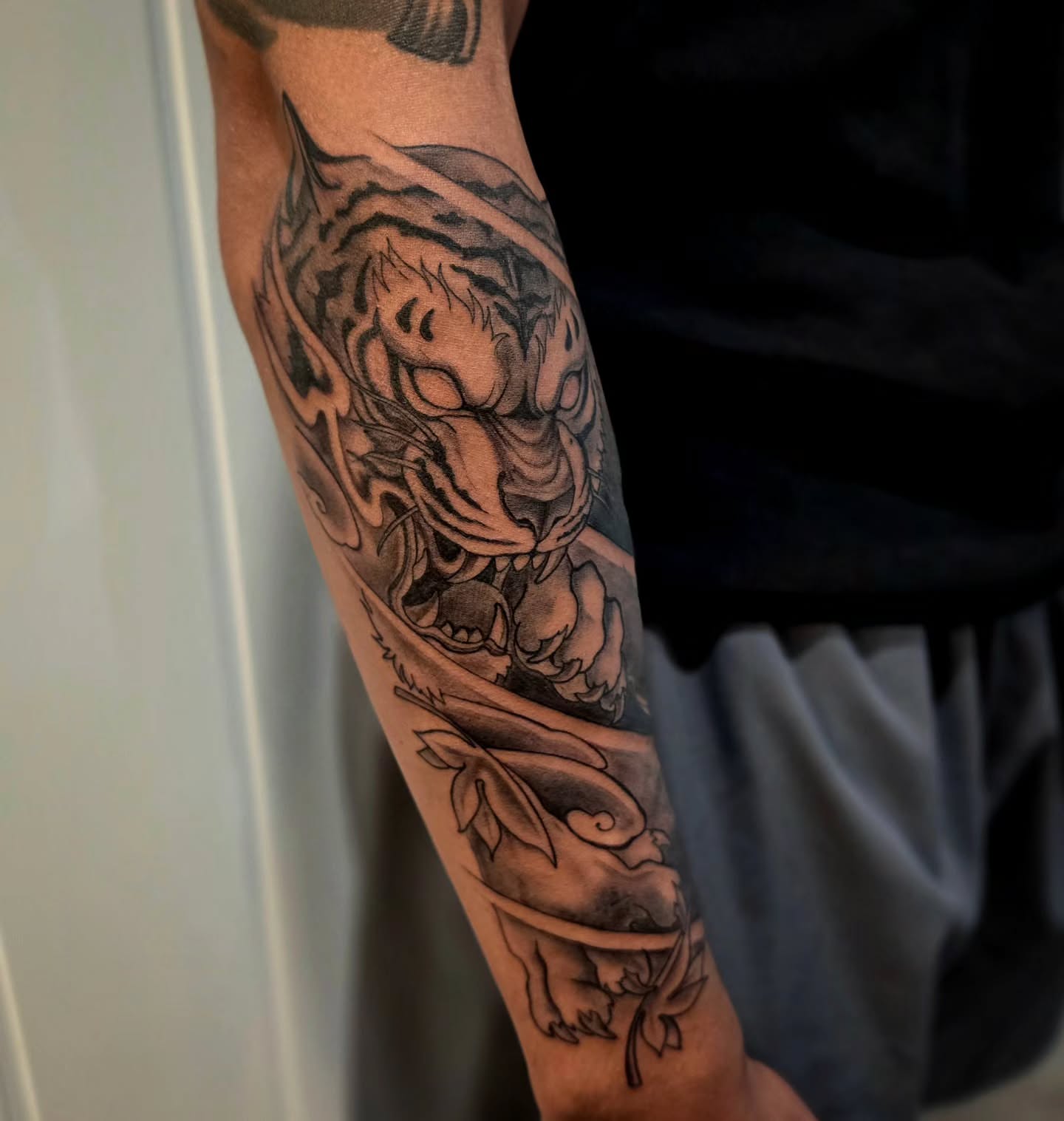 Tattoo by @ivy_inks — black_and_grey, realism