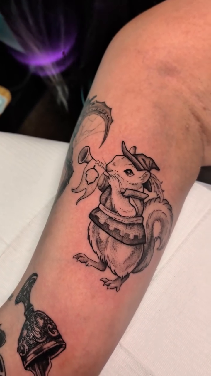 Tattoo by @kylieroyart — black_and_grey, realism