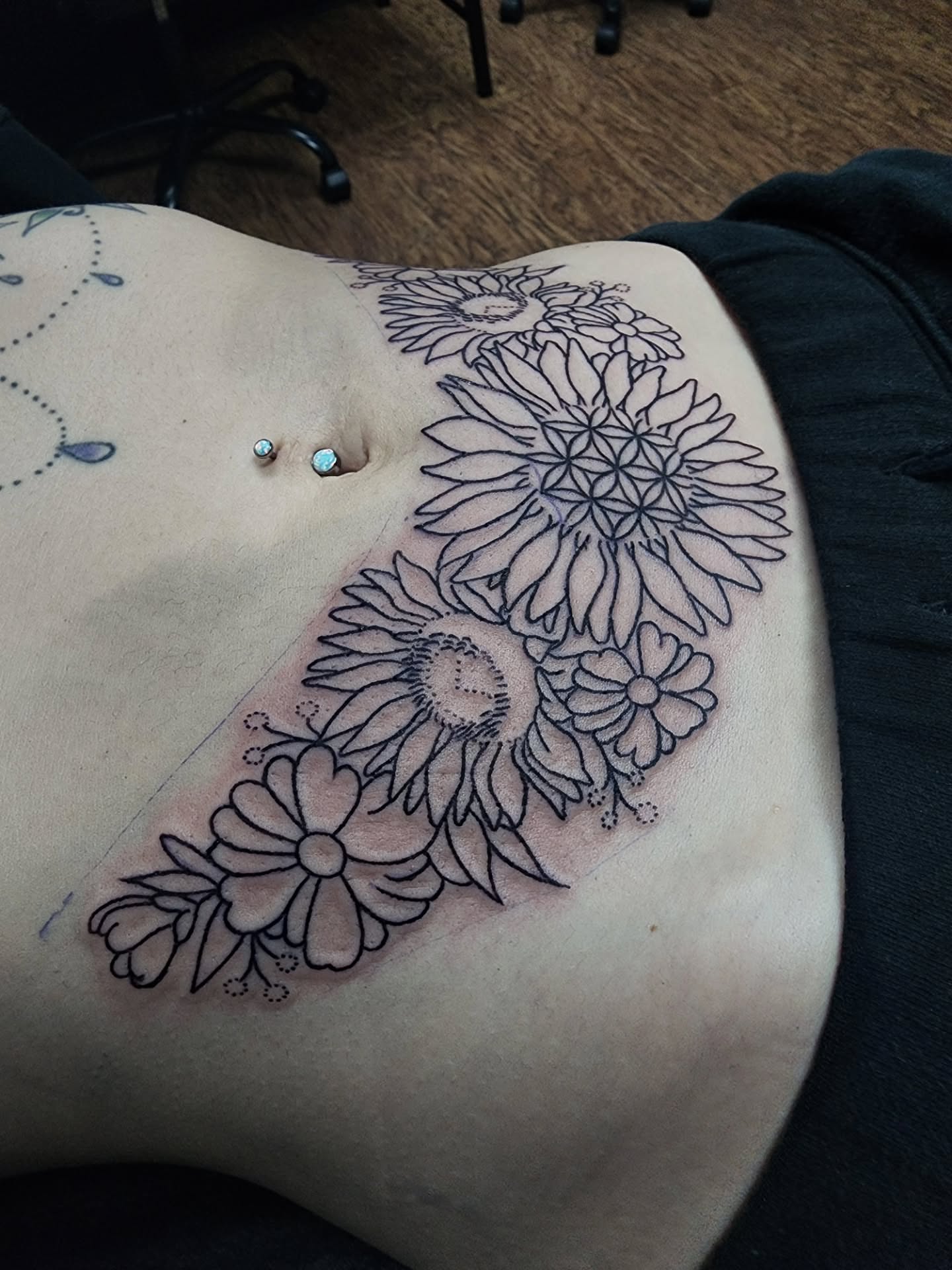 Tattoo by @meggldntattoo — black_and_grey