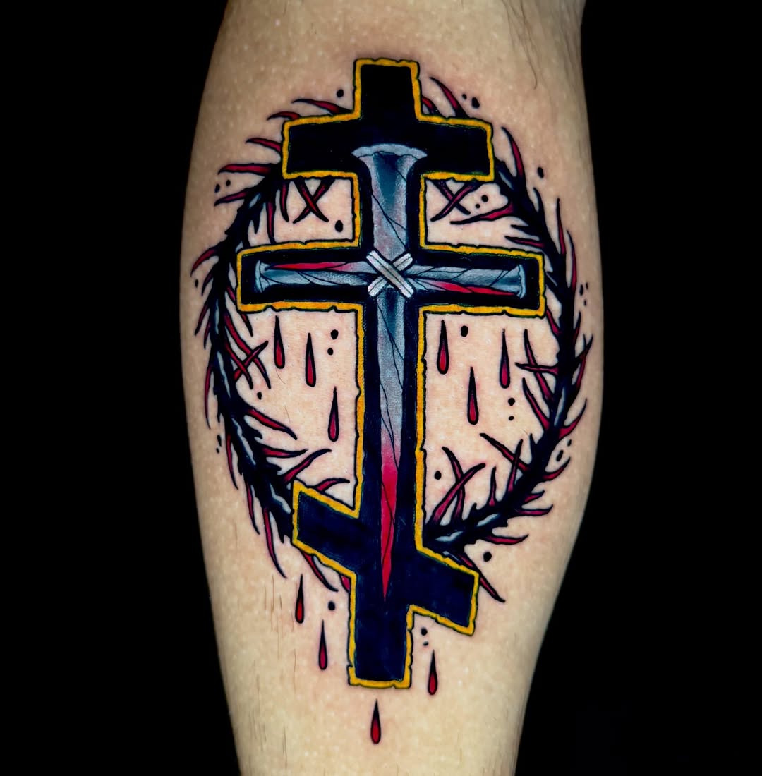 Tattoo by @trentonhtattoos — american_traditional, blackwork