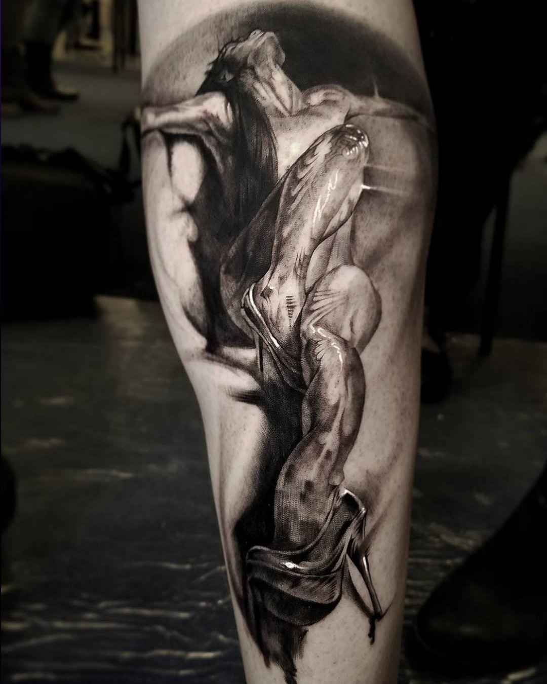 Tattoo by @stefanoalcantara — realism, black_and_grey