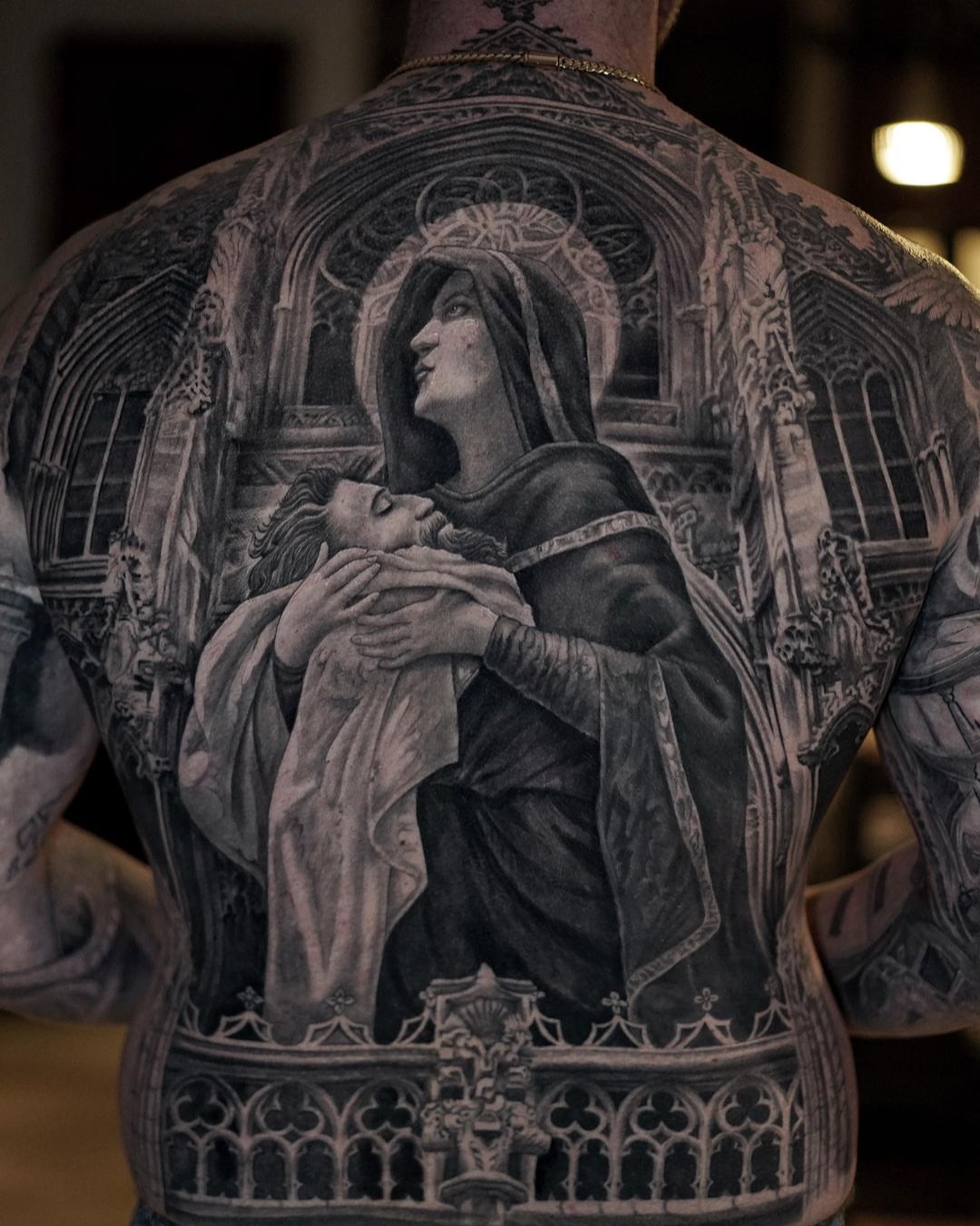 Tattoo by @stefanoalcantara — black_and_grey, realism