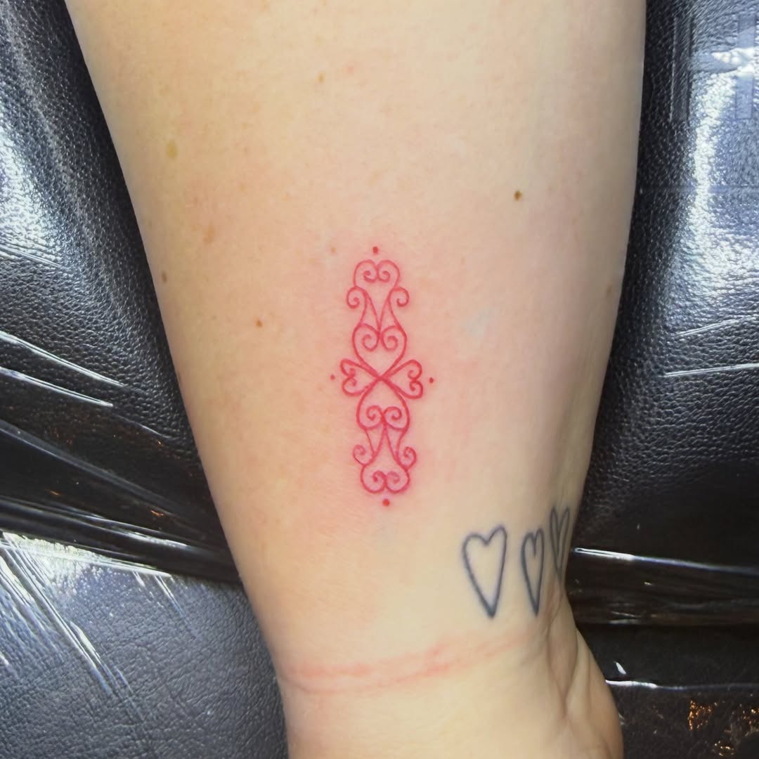 Tattoo by @divinearcaneart — fine_line, ornamental